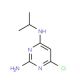 6-chloro-N~4~-isopropylpyrimidine-2,4-diamine - chemical structure image