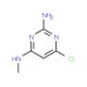 6-chloro-N~4~-methylpyrimidine-2,4-diamine - chemical structure image
