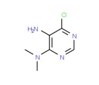 6-Chloro-N*4*,N*4*-dimethyl-pyrimidine-4,5-diamine (CAS 130623-81-3) - chemical structure image