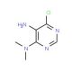 6-Chloro-N*4*,N*4*-dimethyl-pyrimidine-4,5-diamine (CAS 130623-81-3) - chemical structure image