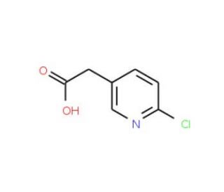 (6-Chloro-pyridin-3-yl)-acetic acid (CAS 39891-13-9) - chemical structure image