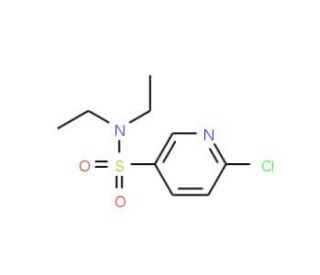 6-Chloro-pyridine-3-sulfonic acid diethylamide (CAS 54864-87-8) - chemical structure image