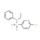 6-Chloro-pyridine-3-sulfonic acid ethyl-phenyl-amide (CAS 554438-93-6) - chemical structure image