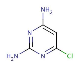 6-Chloro-pyrimidine-2,4-diamine (CAS 156-83-2) - chemical structure image
