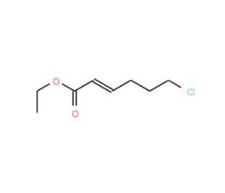 6-Chloro-trans-2-hexenoic acid ethyl ester (CAS 72448-92-1) - chemical structure image