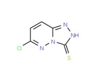 6-chloro[1,2,4]triazolo[4,3-b]pyridazine-3-thiol (CAS 111317-12-5) - chemical structure image