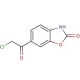 6-Chloroacetyl-2-benzoxazolinone (CAS 54903-10-5) - chemical structure image