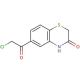 6-Chloroacetyl-2H-1,4-benzothiazin-3(4H)-one (CAS 145736-61-4) - chemical structure image