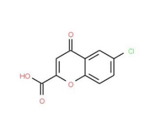 6-Chlorochromone-2-carboxylic acid (CAS 5006-45-1) - chemical structure image