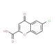 6-Chlorochromone-2-carboxylic acid (CAS 5006-45-1) - chemical structure image