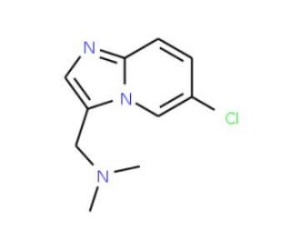 (6-Chloroimidazo[1,2-a]pyridin-3-yl)-N,N-dimethylmethanamine - chemical structure image