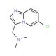(6-Chloroimidazo[1,2-a]pyridin-3-yl)-N,N-dimethylmethanamine - chemical structure image