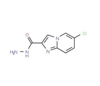 6-Chloroimidazo[1,2-a]pyridine-2-carbohydrazide (CAS 119448-28-1) - chemical structure image