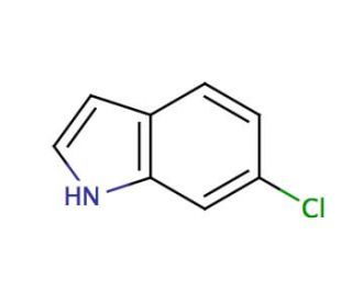 6-Chloroindole (CAS 17422-33-2) - chemical structure image