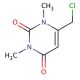 6-(chloromethyl)-1,3-dimethylpyrimidine-2,4(1H,3H)-dione - chemical structure image