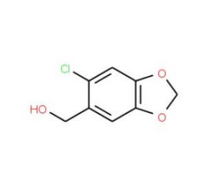 6-Chloropiperonyl alcohol (CAS 2591-25-5) - chemical structure image