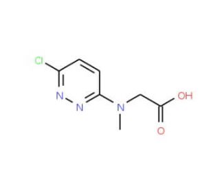 [(6-chloropyridazin-3-yl)(methyl)amino]acetic acid - chemical structure image