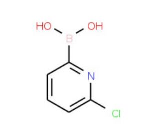 6-Chloropyridine-2-boronic acid (CAS 652148-90-8) - chemical structure image