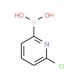 6-Chloropyridine-2-boronic acid (CAS 652148-90-8) - chemical structure image