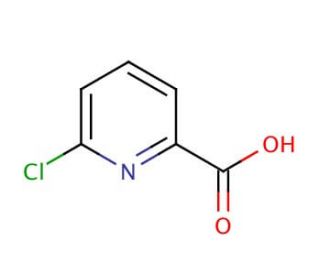 6-Chloropyridine-2-carboxylic acid (CAS 4684-94-0) - chemical structure image