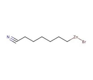 6-Cyanohexylzinc bromide solution (CAS 312624-28-5) - chemical structure image