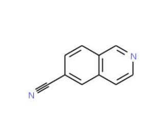6-Cyanoisoquinoline (CAS 106778-42-1) - chemical structure image