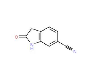 6-Cyanooxindole (CAS 199327-63-4) - chemical structure image