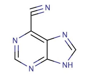 6-Cyanopurine (CAS 2036-13-7) - chemical structure image