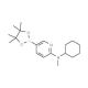 6-[Cyclohexyl(methyl)amino]pyridine-3-boronic acid pinacol ester (CAS 1073354-73-0) - chemical structure image