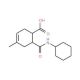 6-Cyclohexylcarbamoyl-4-methyl-cyclohex-3-enecarboxylic acid - chemical structure image
