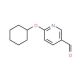 6-Cyclohexyloxypyridine-3-carboxaldehyde - chemical structure image