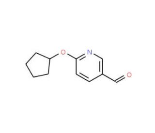 6-Cyclopentyloxypyridine-3-carboxaldehyde - chemical structure image