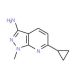 6-Cyclopropyl-1-methyl-1H-pyrazolo[3,4-b]pyridin-3-ylamine - chemical structure image