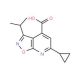 6-cyclopropyl-3-isopropylisoxazolo[5,4-b]pyridine-4-carboxylic acid - chemical structure image