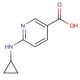 6-(cyclopropylamino)pyridine-3-carboxylic acid - chemical structure image