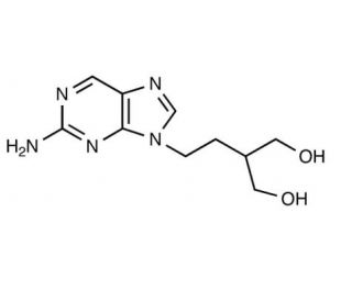 6-Deoxypenciclovir (CAS 104227-86-3) - chemical structure image