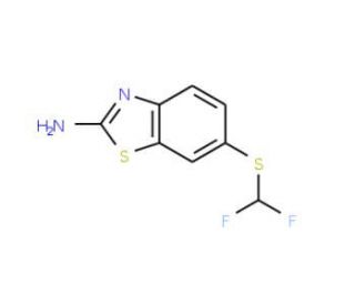 6-Difluoromethylsulfanyl-benzothiazol-2-ylamine - chemical structure image