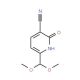 6-(dimethoxymethyl)-2-oxo-1,2-dihydropyridine-3-carbonitrile - chemical structure image