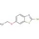 6-Ethoxy-2-mercaptobenzothiazole (CAS 120-53-6) - chemical structure image