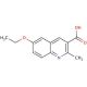 6-Ethoxy-2-methylquinoline-3-carboxylic acid (CAS 948289-62-1) - chemical structure image