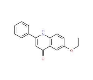6-Ethoxy-2-phenyl-4-quinolinol (CAS 874499-31-7) - chemical structure image