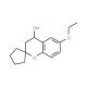 6-Ethoxy-3,4-dihydrospiro[chromene-2,1′-cyclopentan]-4-ol - chemical structure image