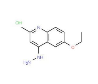 6-Ethoxy-4-hydrazino-2-methylquinoline hydrochloride (CAS 1071572-37-6) - chemical structure image
