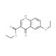 6-Ethoxy-4-hydroxyquinoline-3-carboxylic acid ethyl ester (CAS 303121-08-6) - chemical structure image