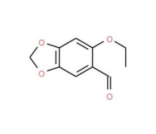 6-Ethoxy-benzo[1,3]dioxole-5-carbaldehyde - chemical structure image