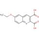 6-Ethoxyquinoline-2,3-dicarboxylic acid (CAS 948289-74-5) - chemical structure image