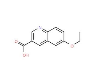 6-Ethoxyquinoline-3-carboxylic acid (CAS 948289-86-9) - chemical structure image