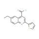 6-ethyl-2-(2-thienyl)quinoline-4-carbonyl chloride - chemical structure image