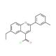 6-ethyl-2-(3-methylphenyl)quinoline-4-carbonyl chloride - chemical structure image