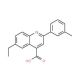6-ethyl-2-(3-methylphenyl)quinoline-4-carboxylic acid - chemical structure image